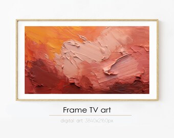 Samsung Frame TV art abstract oil painting