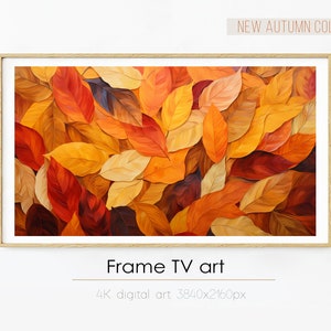 Autumn leaves 4K art for Frame TV |  Samsung The Frame TV artwork