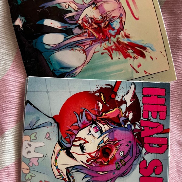 Gore Anime Glossy Stickers