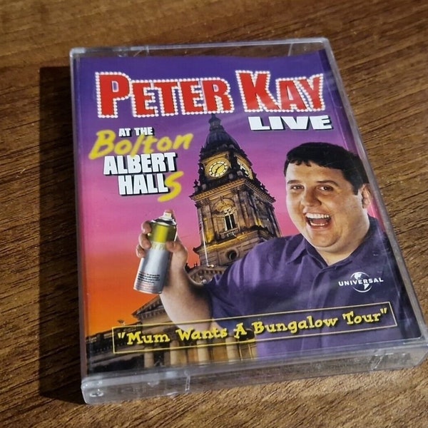 Peter Kay - Live at Bolton Albert Halls (2xAudio Cass 2003) Mum Bungalow Tour