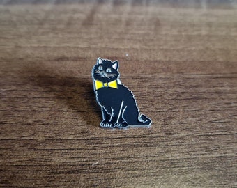 Pin Badge - Black Cat