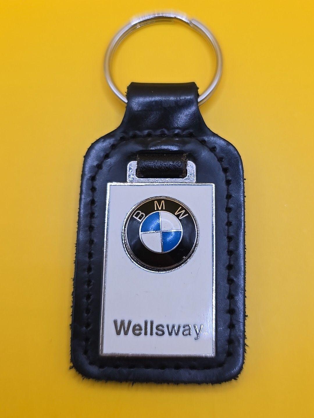 Keyring Key Ring - Bmw Wellsway Leather Dealer Key Fob Black - Etsy