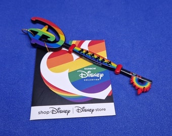 Disney Store Mickey Mouse Pride Key Lgbtq+ Rainbow Gift