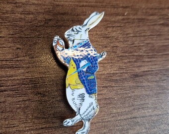 Fridge Magnet - Alice in Wonderland, March Hare Pocket Watch