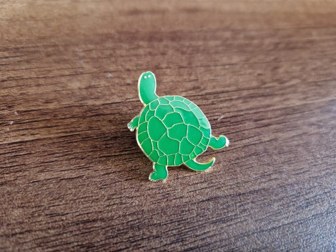 Pin Badge Turtle Cute - Etsy
