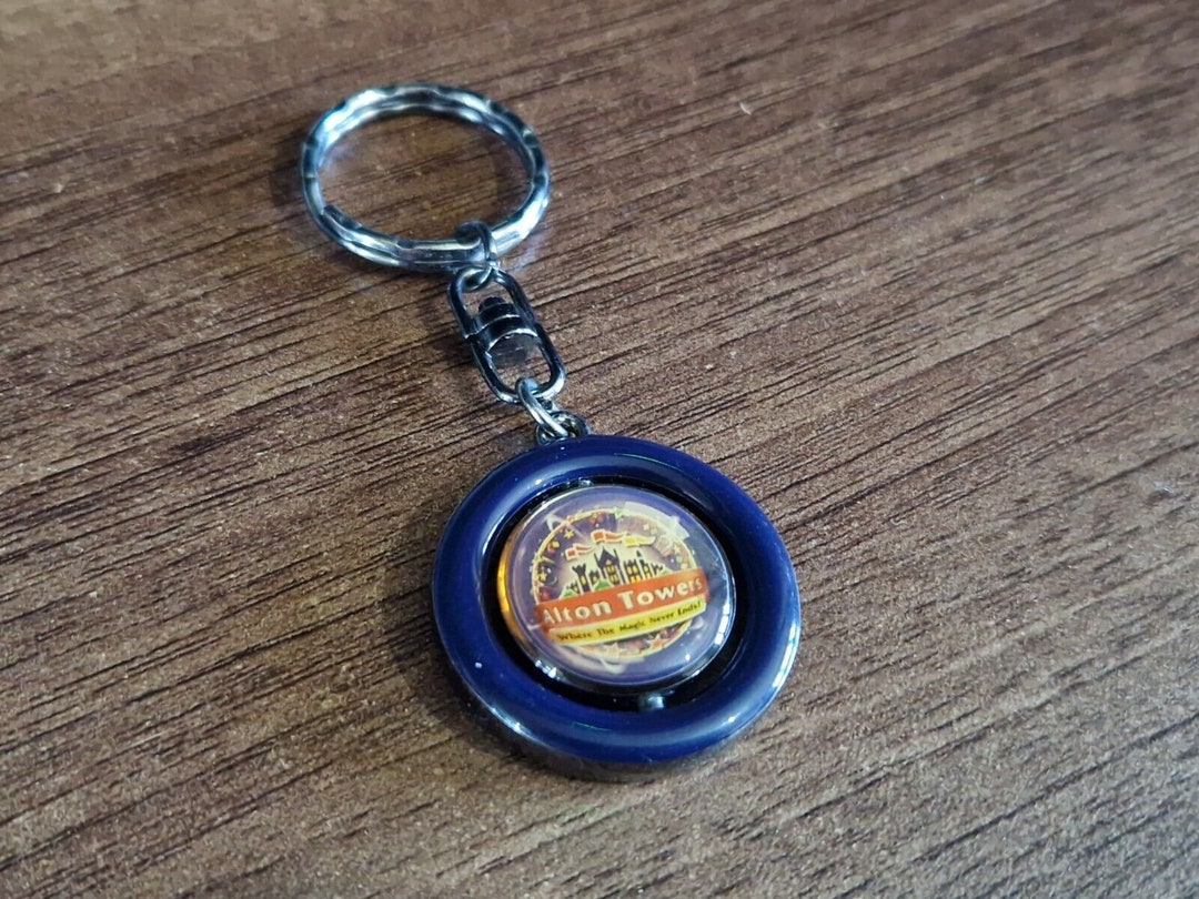 Keyring Alton Towers 90s Where the Magic Never Ends Metal Etsy