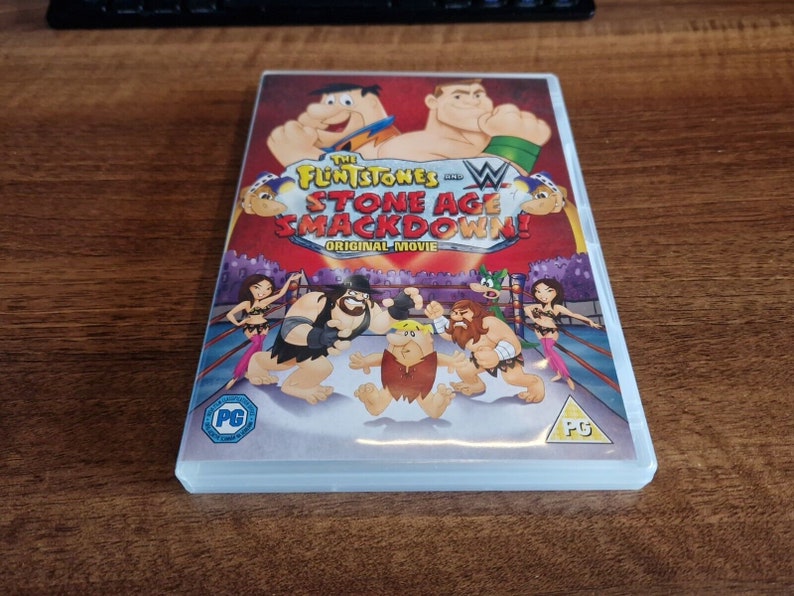The Flintstones and Wwe Stone Age Smackdown DVD Etsy