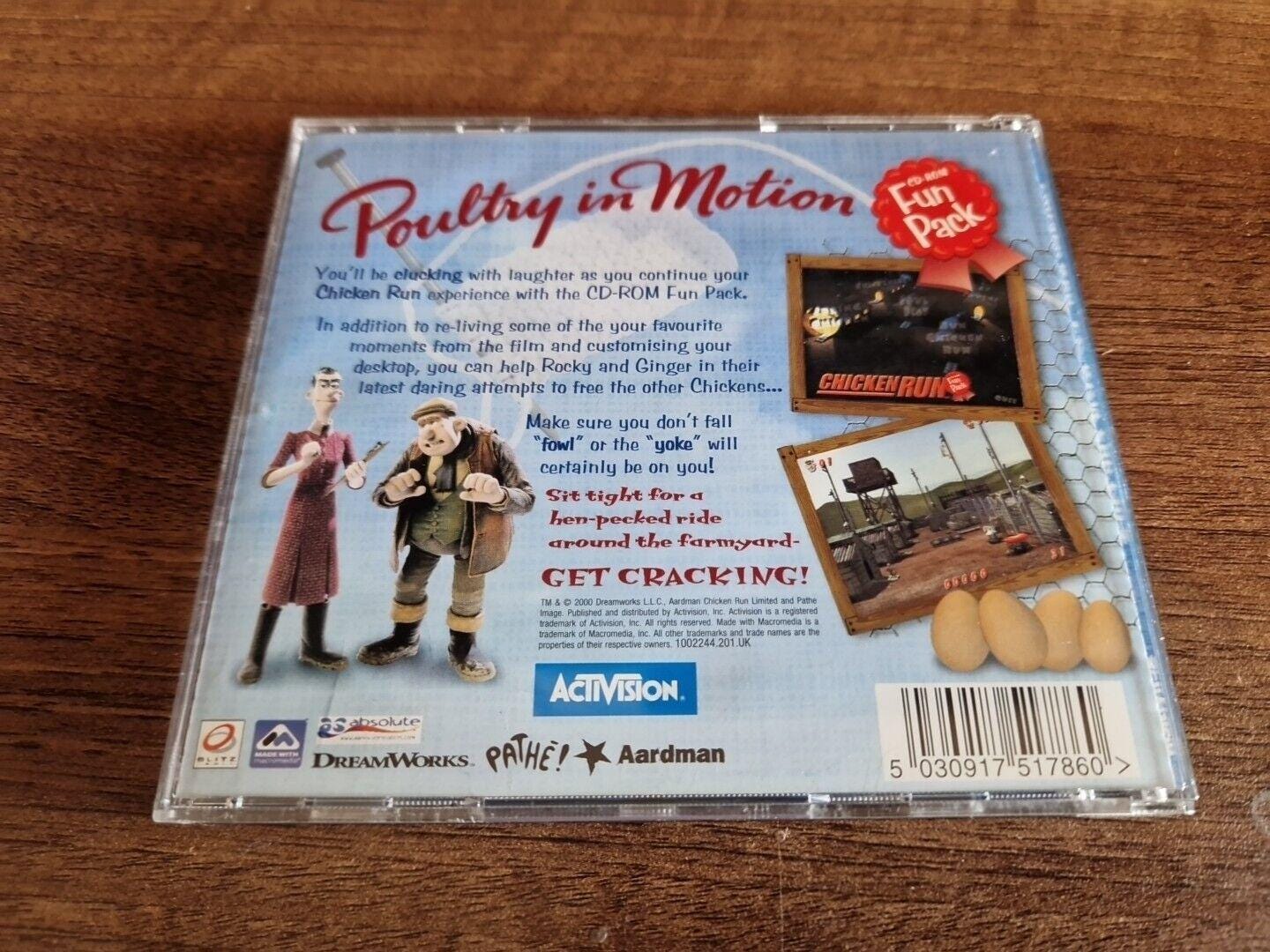 Vintage Chicken Run Cd-rom Fun Pack Pc Game Windows Free P&P - Etsy