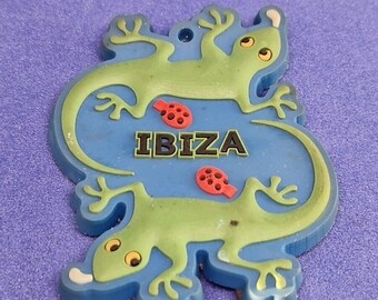 Fridge Magnet - Ibiza Lizards (Soft Rubber)