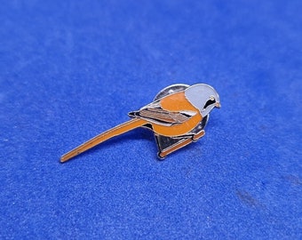 Pin Anstecker - Niedlicher Vogel Shrike