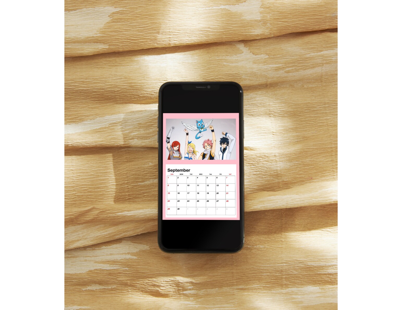 2024 Animethemed Calendar, Anime Digital Calendar, Anime Calendar