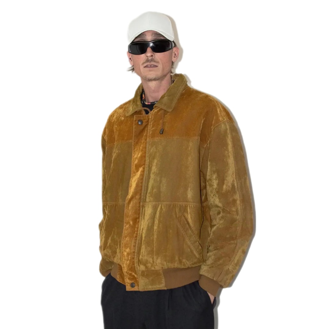 ジャケット・アウター 80s CAMEL TROPHY A-2 real leatherblouson Vintage 90s Camel Motorcycle Genuine Leather Jacket Size XL