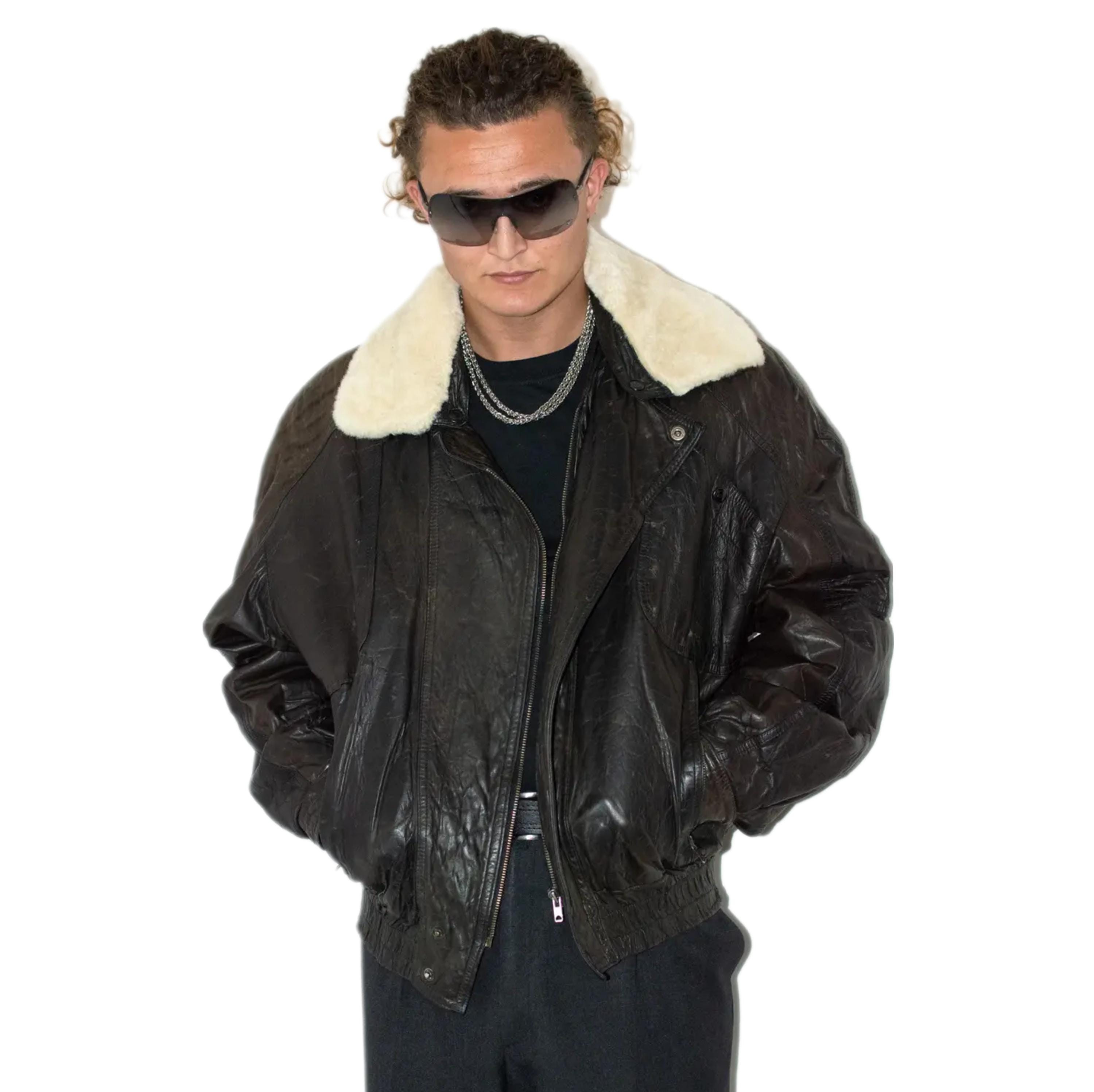 ジャケット・アウター 80s90s vintage fur bomber short jacket 90s Short Fur Coat - Etsy