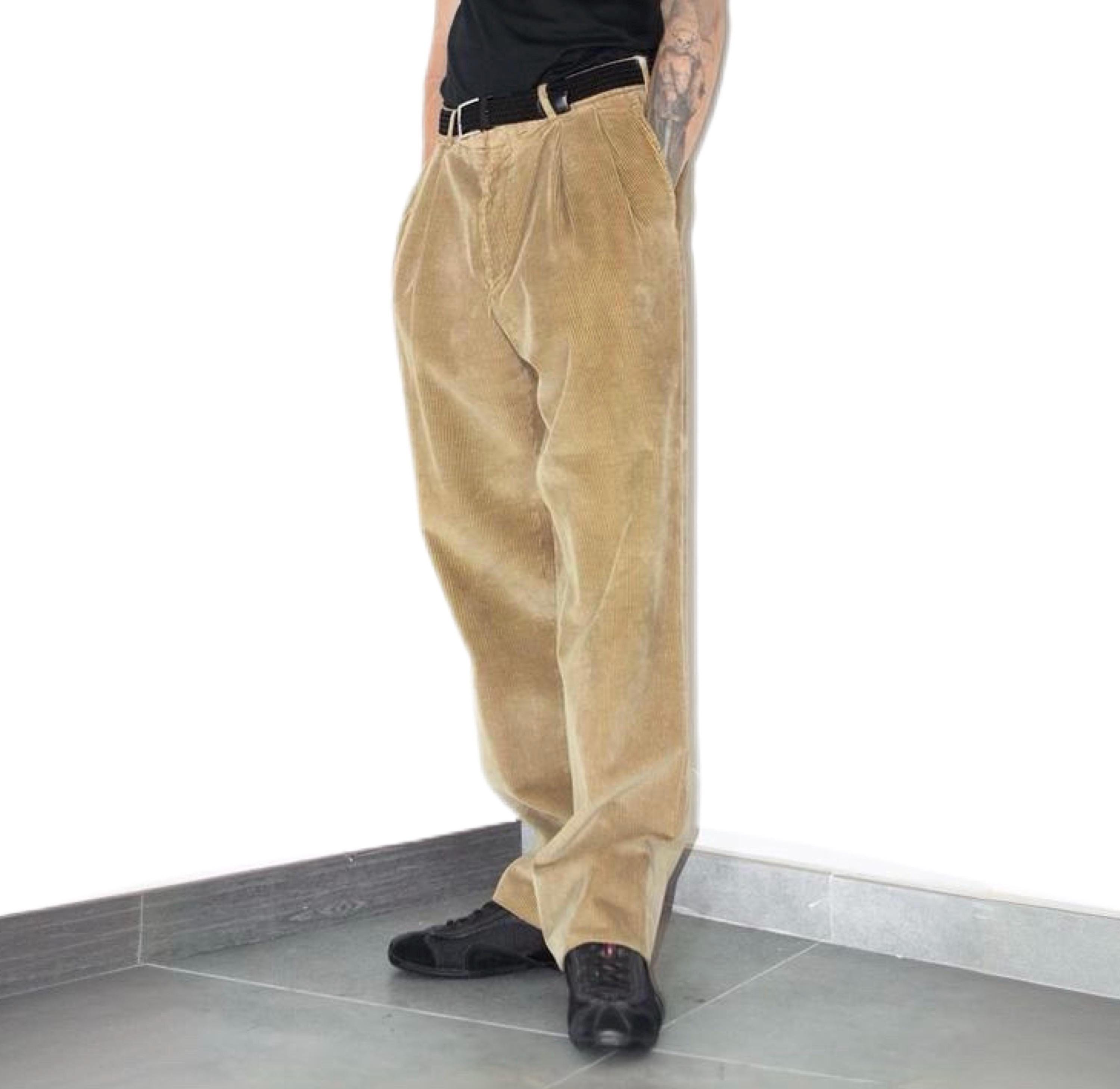 Vintage Wide Leg Chinos - Etsy