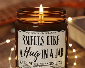 Hug in a Jar, Thinking of You Gift, Gift for Friend, Get Well Soon, Sympathy, Gift Box for Her, Sending you Hugs, Miss you, Far away Gift