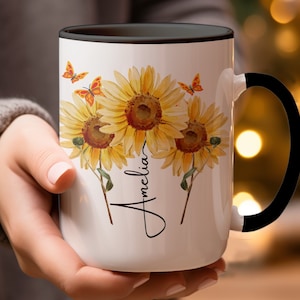 Sunflower Mug, Sunflower Gifts, Sunflower Cup, Sunflower Coffee Mug, Sunflower Coffee Cup, Sunflower Gifts For Her, Sunflower Gifts Women