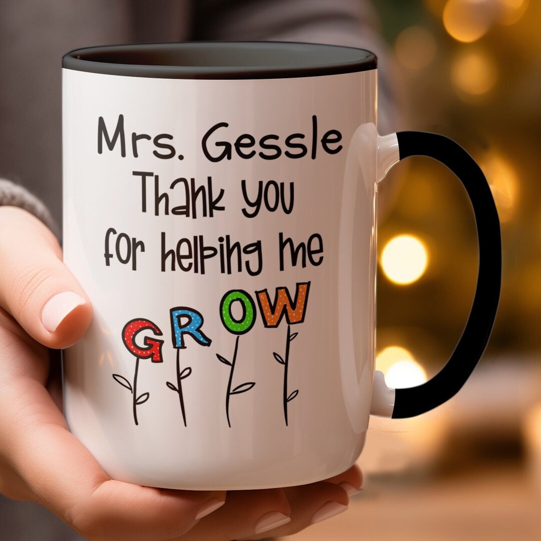 Personalized Valentines Mug Teacher