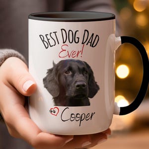 Best Dog Dad Ever Coffee Mug, Personalized Dog Dad Mug, Gift for Fur Parent Mug, Dog Dad Fathers Day Mug, Best Dog Dad Cup