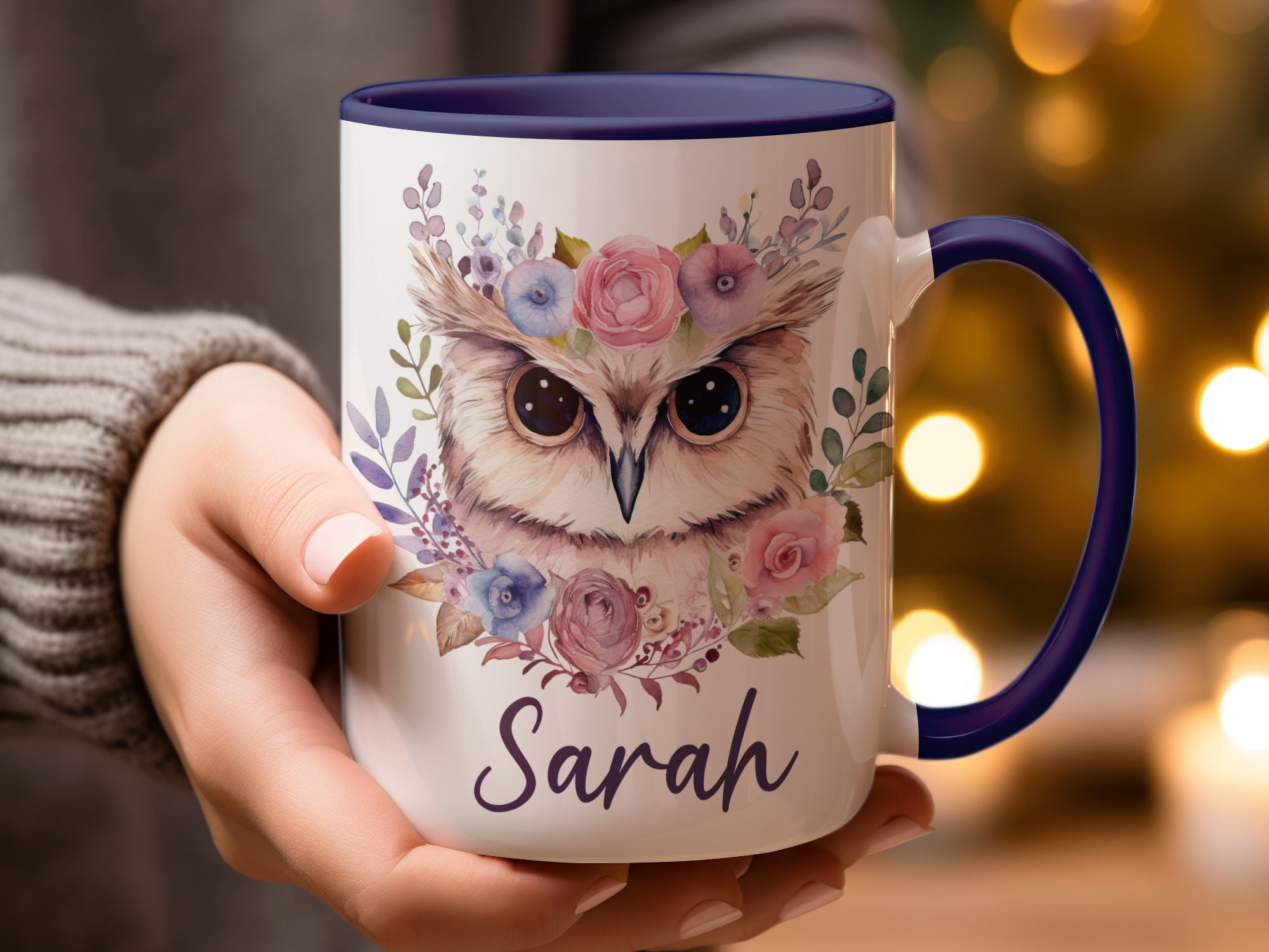 Custom Owl Mug, Personalized Gift Idea, Owl lover gift, Personalized Owl mug, Unique gift, owl gift,