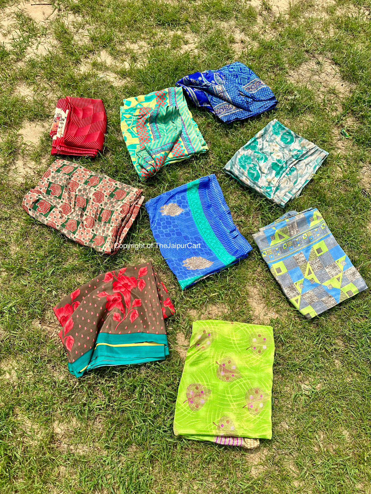 ABITO GIACOMO BOHO Zingaro Indiano Vintage Riciclaggio Sari Seta Maxi