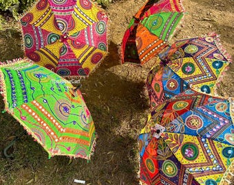Groothandel veel Indiase paraplu voor decoratie traditionele bruiloft parasol party decor paraplu Diwali decoratie paraplu bruiloft: