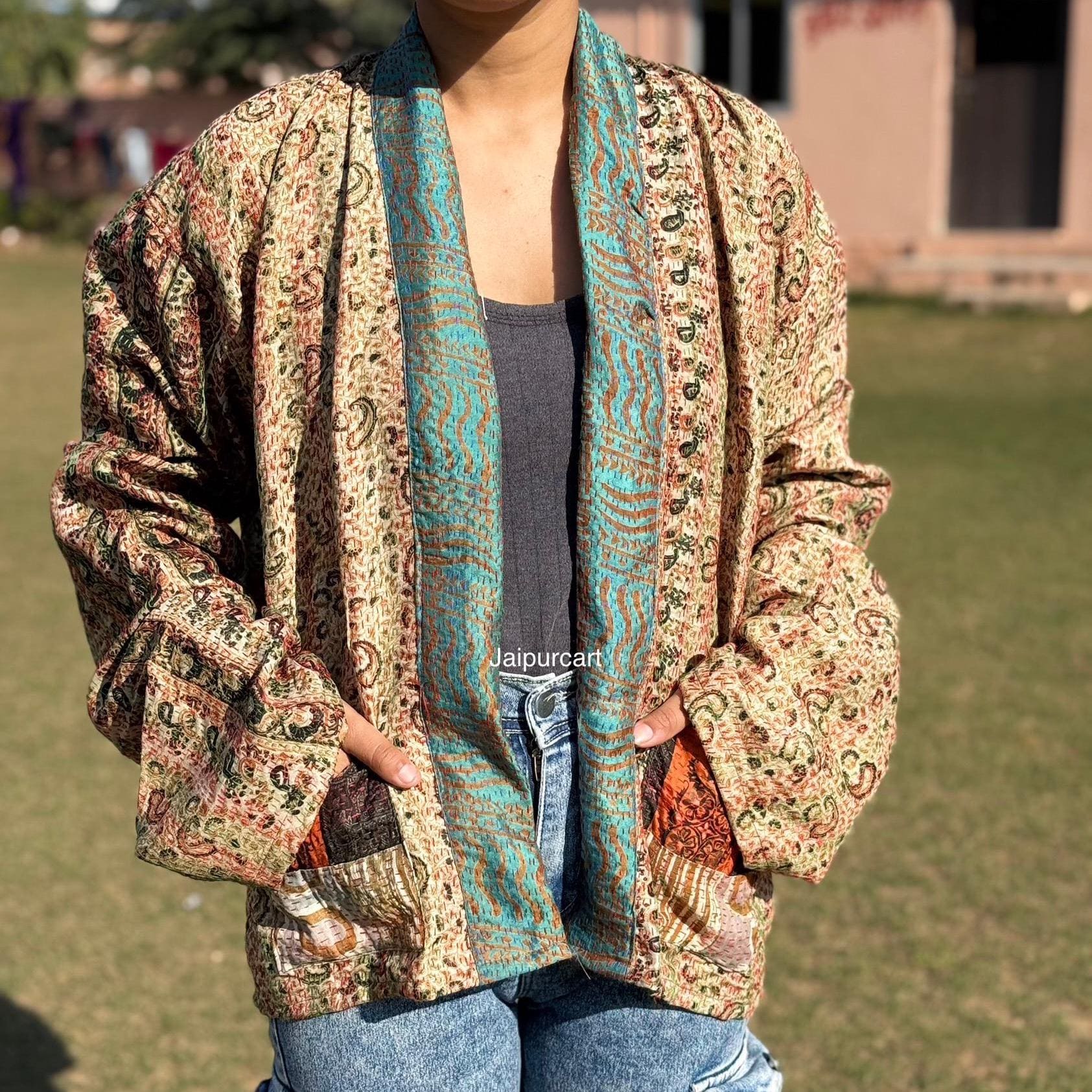 Kantha jackets - Etsy 日本