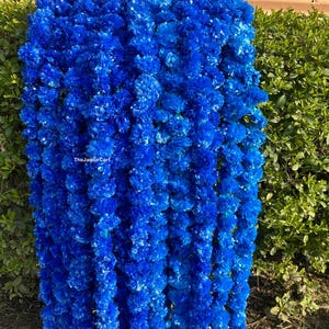 50 Pc SALE ON Indian Mix Color Artificial Decorative Deewali Marigold Flower Garland Strings for Christmas Wedding Party Decoration Diwali
