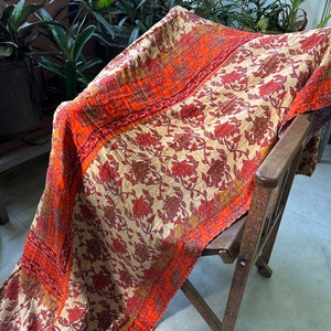 Lote al por mayor de colcha Kantha vintage india hecha a mano manta reversible colcha tela de algodón colcha vintage imagen 1