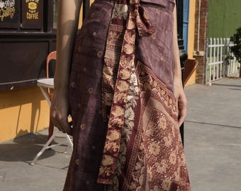 あらゆるサイズのサリー ラップ スカート | インド女性用オール