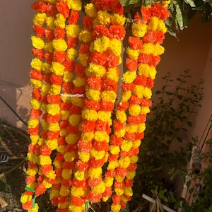 Wholesale Lot Marigold garland for day of the dead, Dia de Los Muertos altar. Day of the dead decor US SELLER
