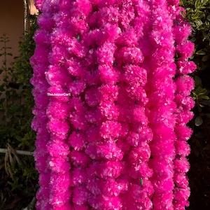 50 pezzi in SALDO su fiori di calendula indiana artificiali decorativi Deewali ghirlanda di fiori di calendula per decorazioni natalizie per feste nuziali