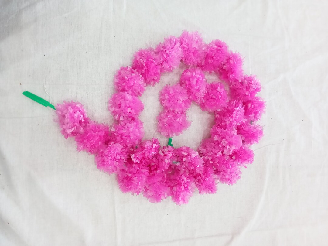 Artificial Marigold Flower Garland for Parties Wedding Diwali Etsy