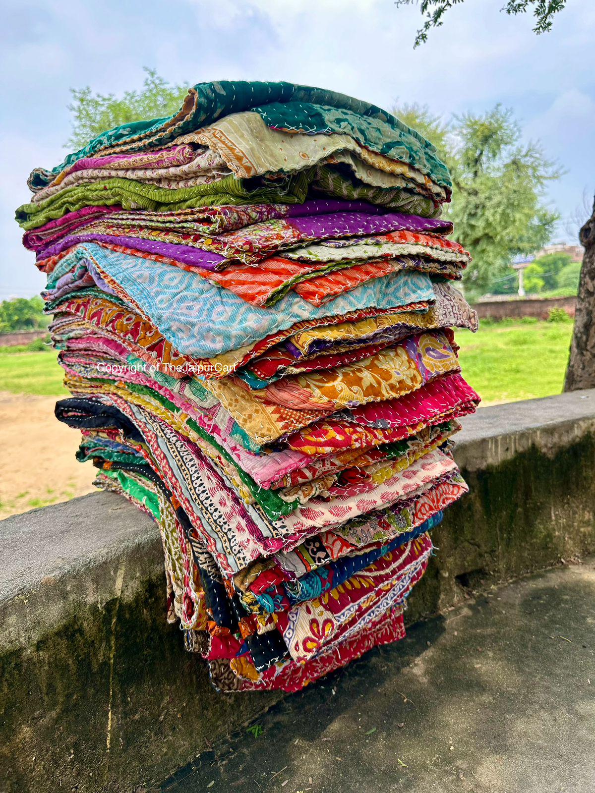 Wholesale Lot Of Indian Vintage Kantha Quilt Handmade Throw Reversible Blanket Bedspread Cotton Fabric BOHEMIAN quilting