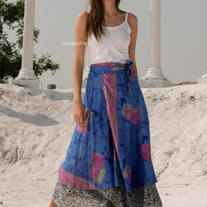 Wholesale lot Vintage handmade Silk Maxi Skirt Bohemian Skirt,Floral maxi skirt,Hippie Skirts,Boho Summer skirts,Wrap one size long skirt