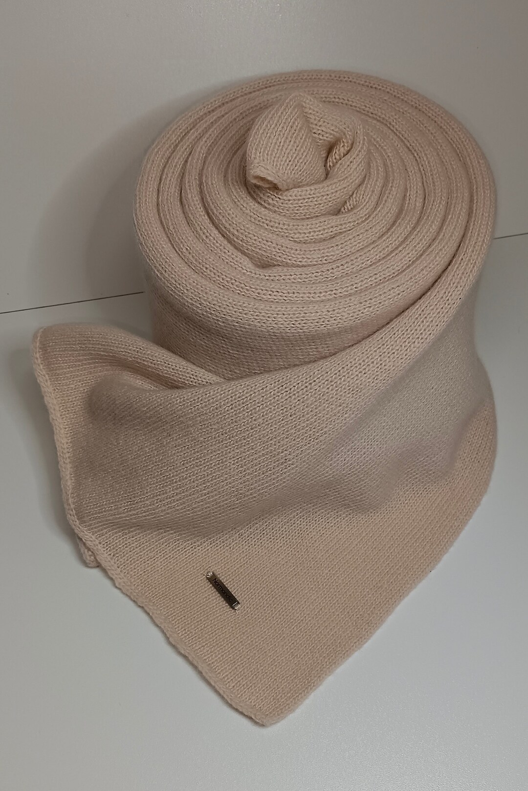Écharpe étole Femme En Laine Et Cachemire Mélangé - Top Qualité - Couleur Beige