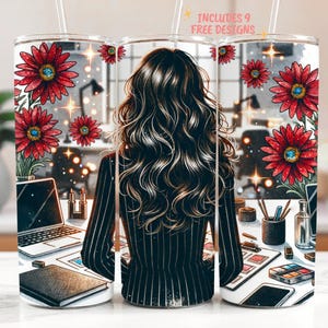 Secretary Tumbler Wrap, Office Squad Sublimation Design, Assistant 20oz Tumbler Digital download, Coworker Tumbler Digital Design