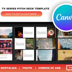 TV Series Pitch Deck Template: Nostalgia / Youth / Coming of Age