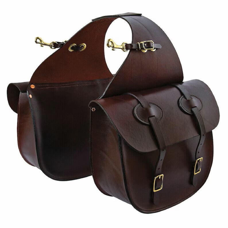 FOAK Mulberry Brown Leather Antique Saddle Bag - Shop foakvintage
