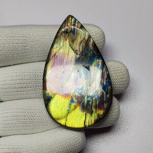 Multi Purple Labradorite | Labradorite Crystal | Labradorite Cabochon | Flat Back | Healing Crystals | Labradorite Loose Gemstone