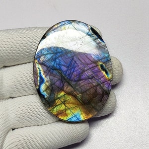 AAA Grade Labradorit Cabochon | Einzigartiger Labradorit Oval Edelstein Cabochon | Regenbogen Labradorit Edelstein | Großhandel Labradorit Cabs