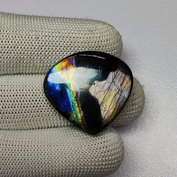 Spectrolite Labradorite Cabochon Loose Gemstone | AAA Quality Spectrolite Labradorite For Handmade Jewelry | Rare Labradorite Flashy Cab