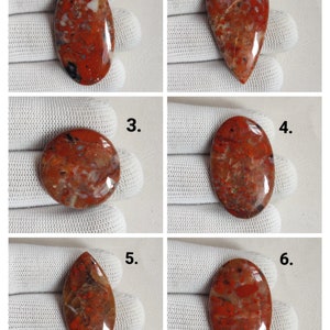 Red Brecciated Mookaite Cabochon | Brecciated Mookaite Mix Size Cabochons | Mookaite Jasper Gemstone Cabochon | Polished Jasper Jewelry Cab