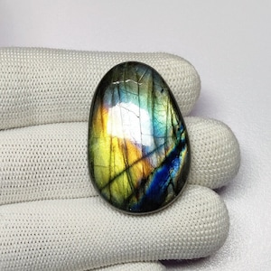 Multi Labradorit Cabochon | Labradorit Cabochon Cabochon | Handpolierter Labradorit Cabochon | Labradorit Schmuck Herstellung Edelstein
