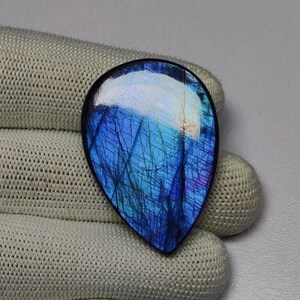 Cabochon di labradorite di grado AAA / Cabochon di pietra di labradorite viola / Cabochon sciolto di labradorite rara / Labradorite per gioielli fatti a mano