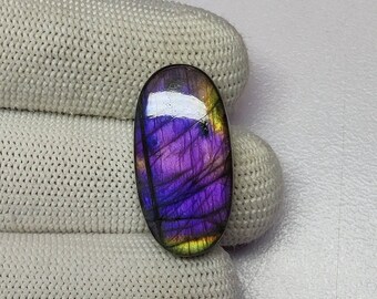 AAA Quality Labradorite Pink Purple Fire Cabochon | Unique Labradorite Loose Gemstone | Purple Labradorite Cabochon For Jewelry Making