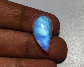 AAA Quality 20 Carat 2-3pcs Moonstone Cabochon Natural Blue Flashy