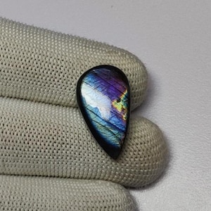 Raro cabochon di labradorite fatto a mano / pietra di labradorite di fuoco arcobaleno / cabochon di piccole dimensioni di labradorite AAA / labradorite per gioielli pendenti