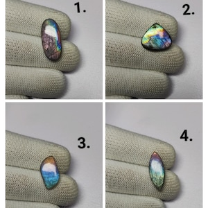 Glorieuze cabochons van regenboog labradoriet | Kleine regenboog labradorietsteen | Labradoriet van AAA-kwaliteit voor ringsieraden | Veel labradoriet