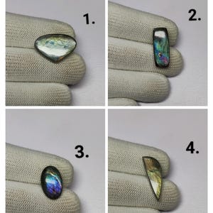 Cabochão de pedra labradorita verde | Pedras preciosas raras de labradorita de fogo | Cabochão suave de labradorita natural | Pedra para fazer anéis de labradorita