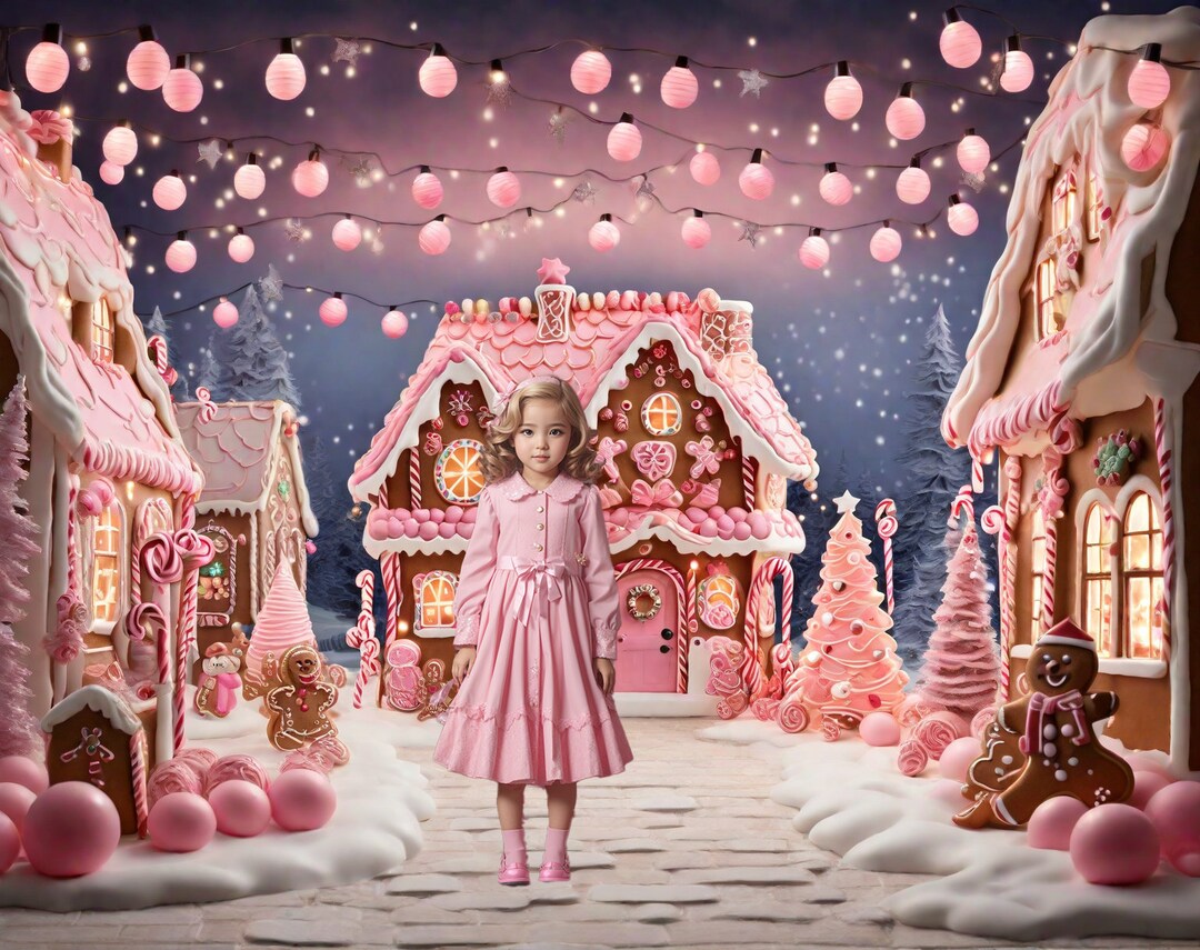 Ginger Bread Backdrop for Xmas. Print 261x171cm. Photoshop - Etsy